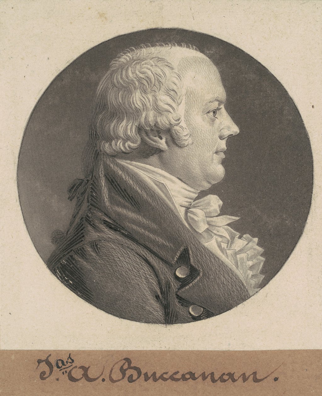 James A. Buchanan von Charles B. J. Févret de Saint Mémin