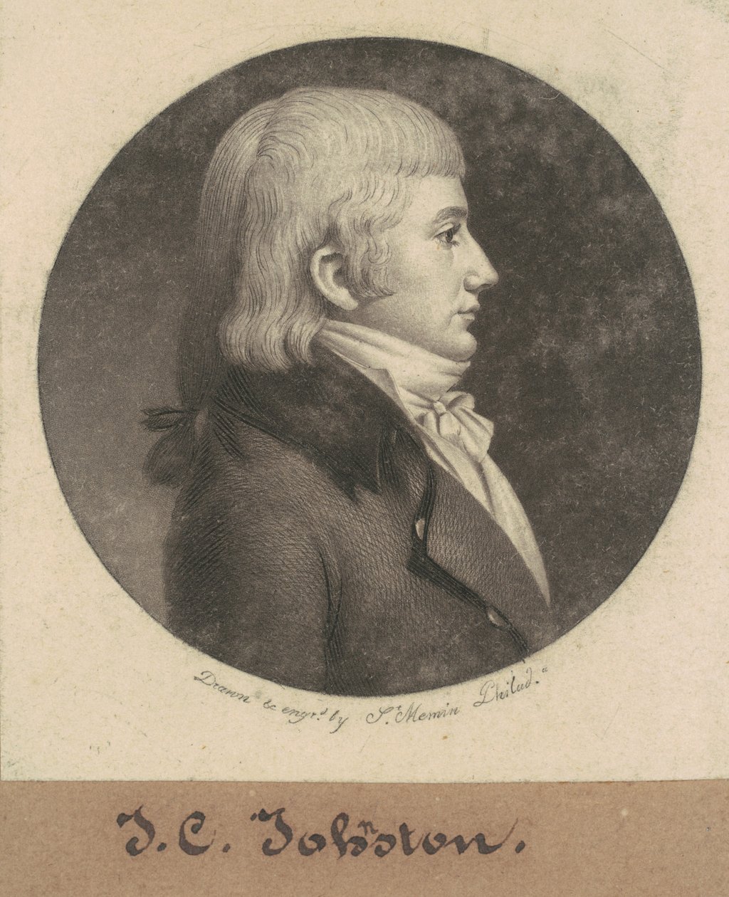 James Cathcart Johnston von Charles B. J. Févret de Saint Mémin