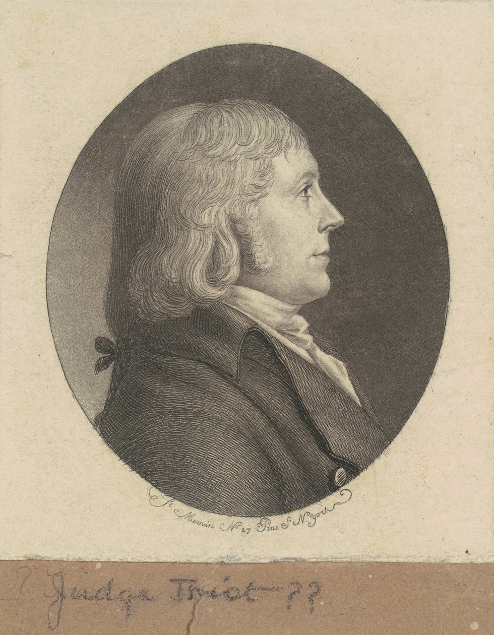 Richter Trist von Charles B. J. Févret de Saint Mémin