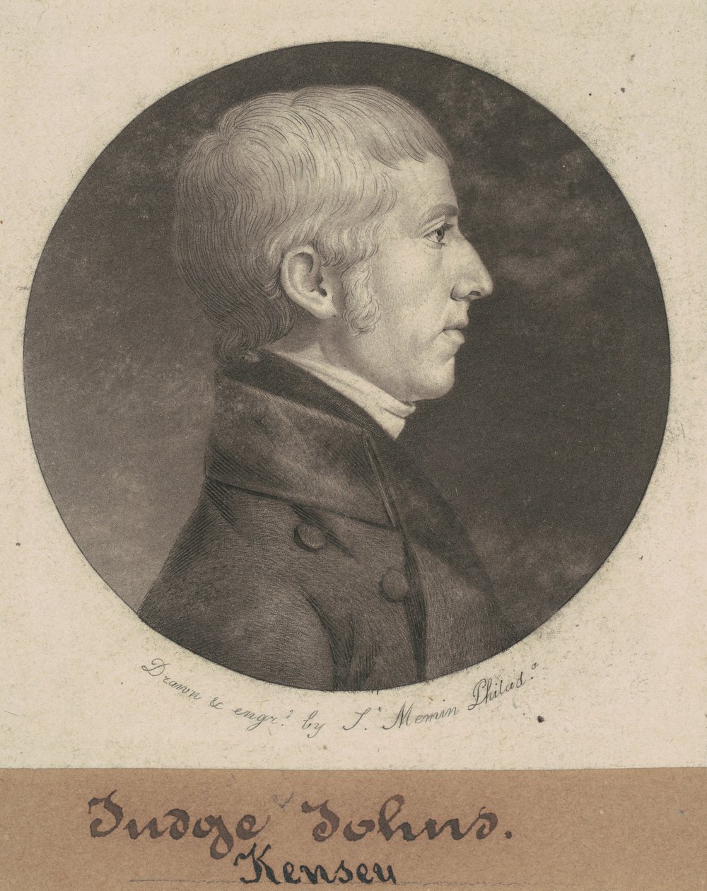 Kensey Johns von Charles B. J. Févret de Saint Mémin