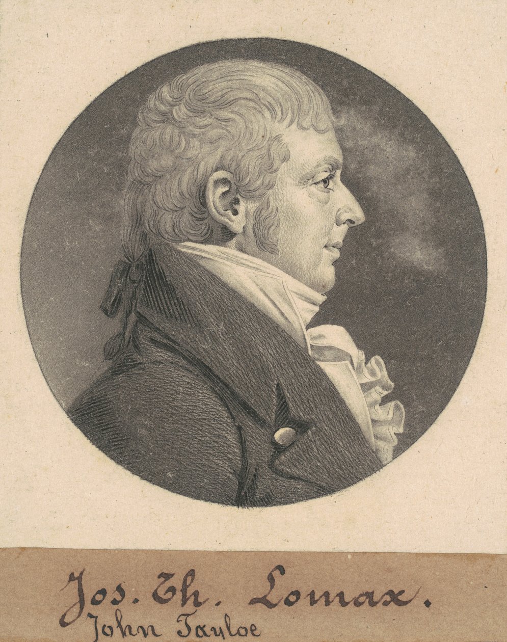 Landon Carter II von Charles B. J. Févret de Saint Mémin