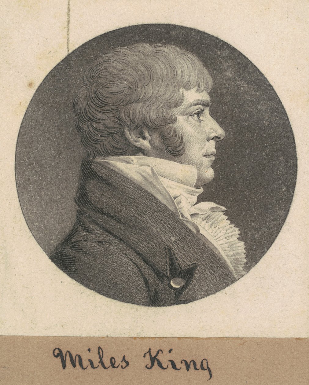 Miles King, Jr. von Charles B. J. Févret de Saint Mémin