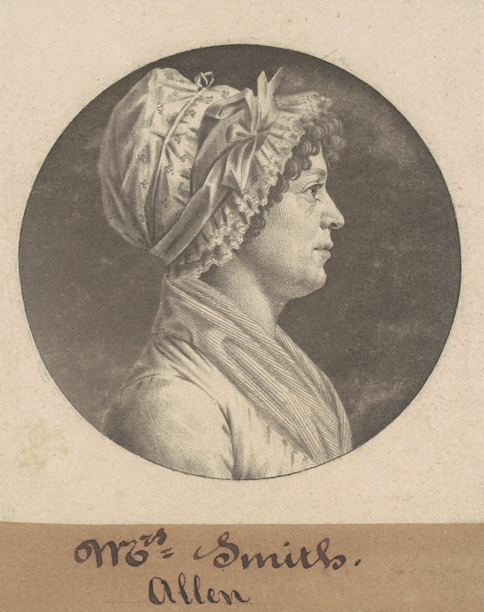 Frau Smith von Charles B. J. Févret de Saint Mémin