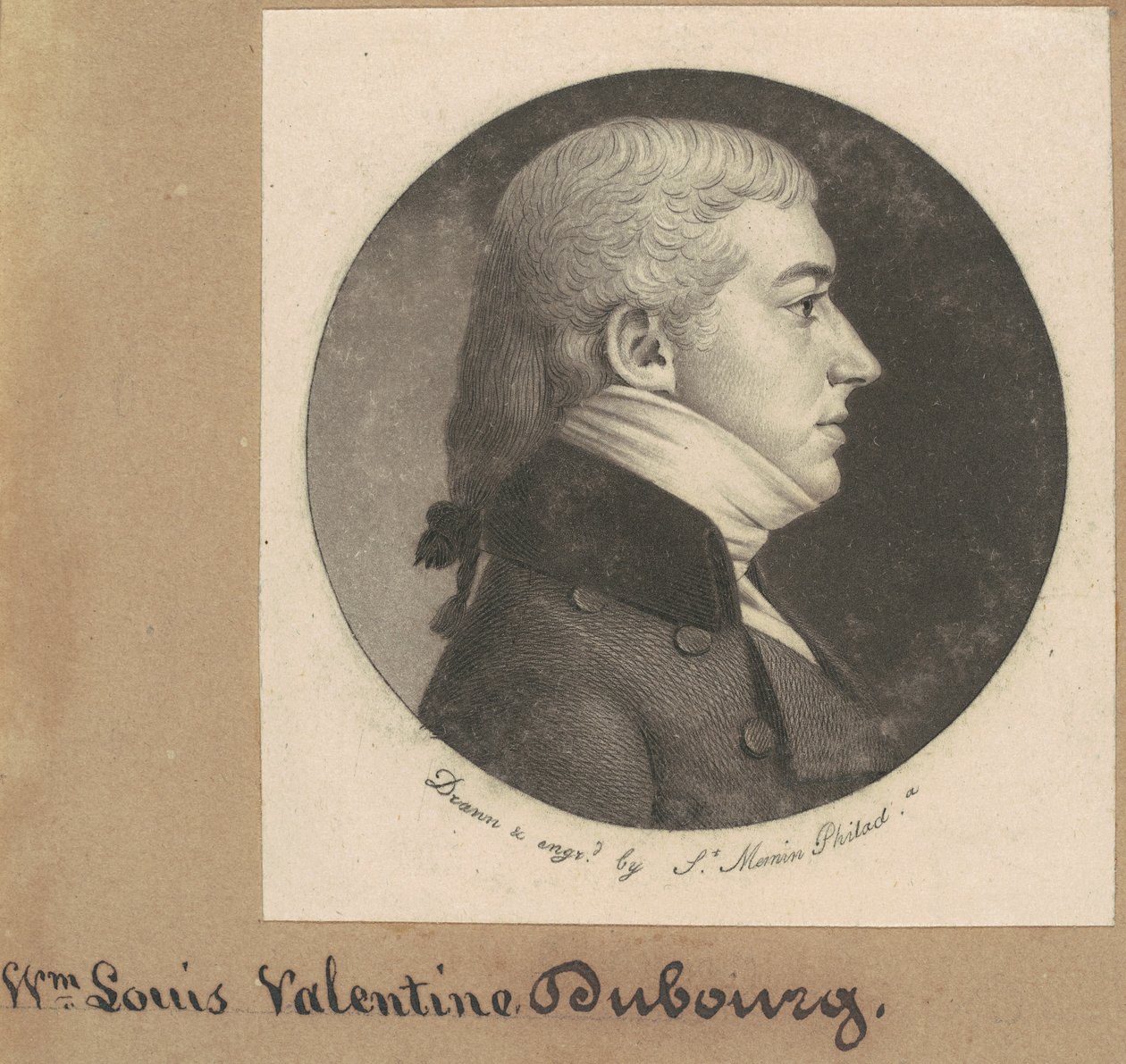 Pierre François DuBourg von Charles B. J. Févret de Saint Mémin