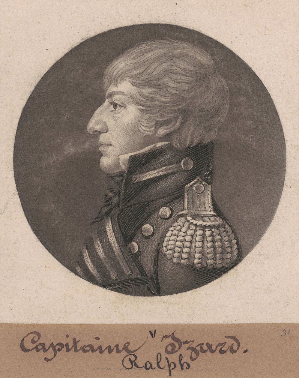 Ralph Izard II von Charles B. J. Févret de Saint Mémin