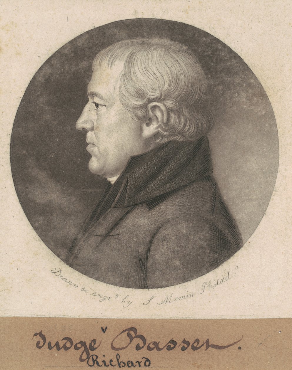 Richard Bassett von Charles B. J. Févret de Saint Mémin