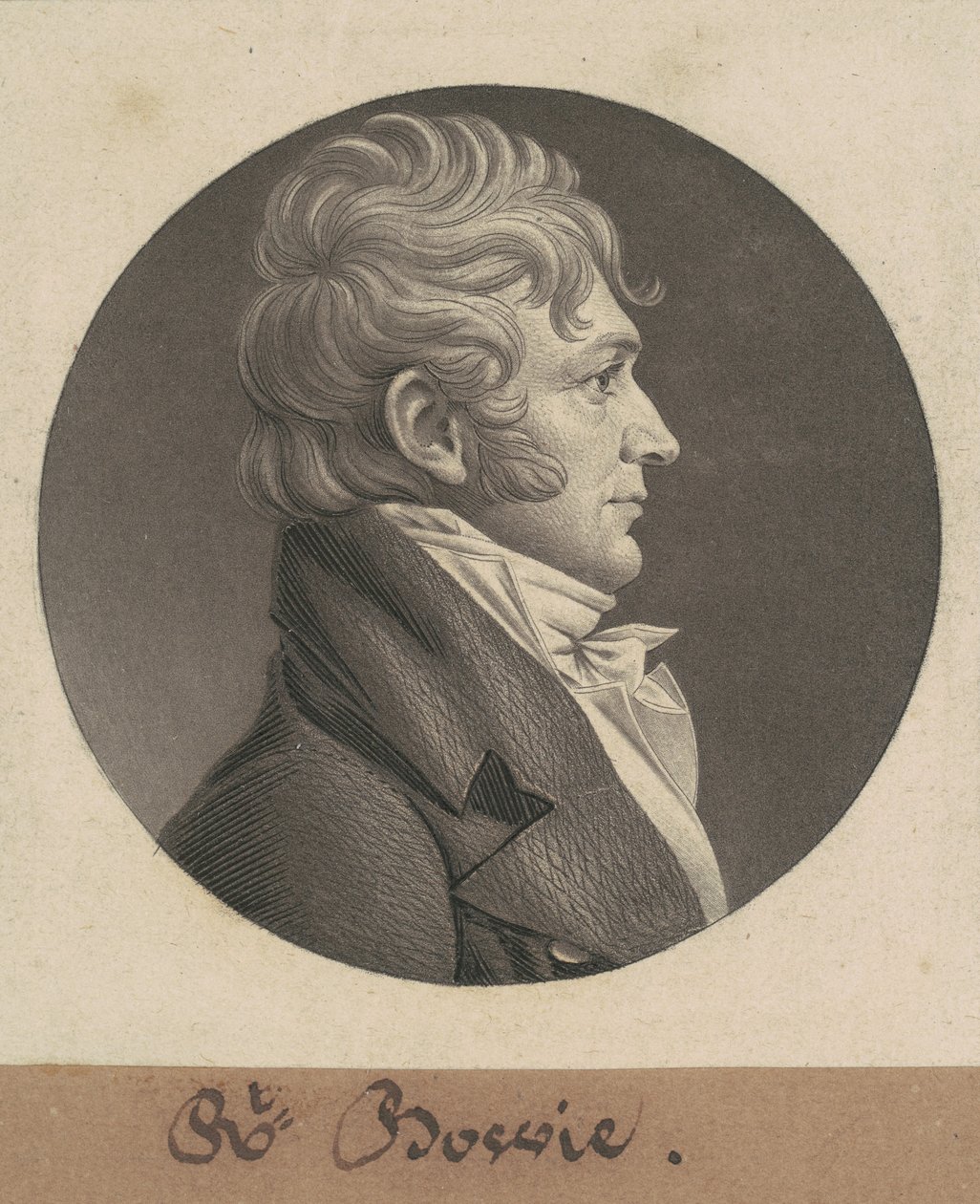 Robert Bowie von Charles B. J. Févret de Saint Mémin