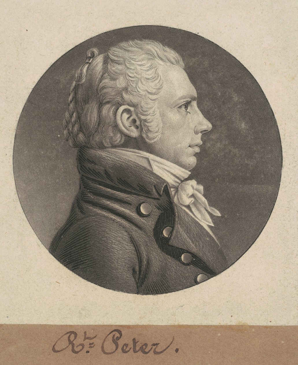 Robert Peter, Jr. von Charles B. J. Févret de Saint Mémin