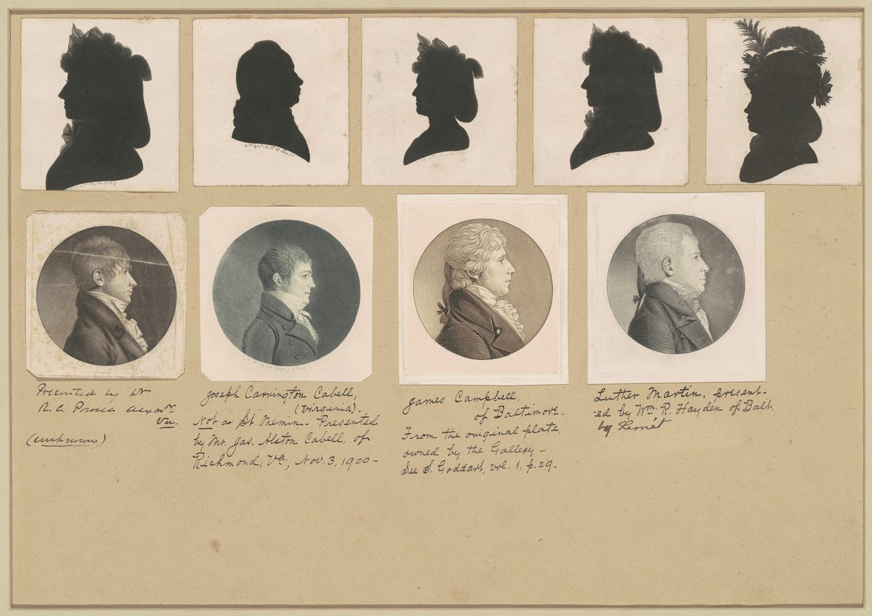 Saint-Mémin Sammlung, Gruppe 56 von Charles B. J. Févret de Saint Mémin