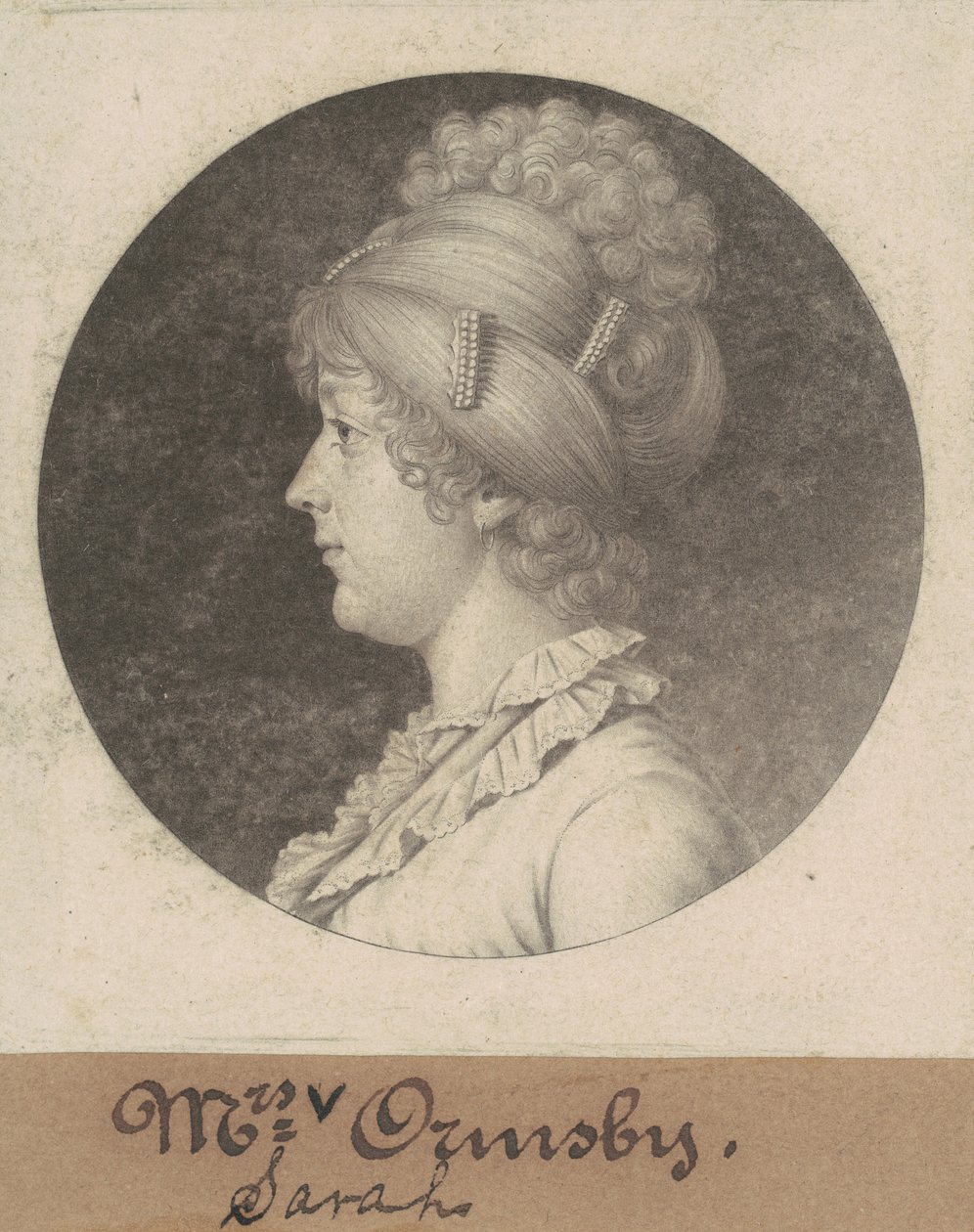 Sarah Mahon Ormsby von Charles B. J. Févret de Saint Mémin