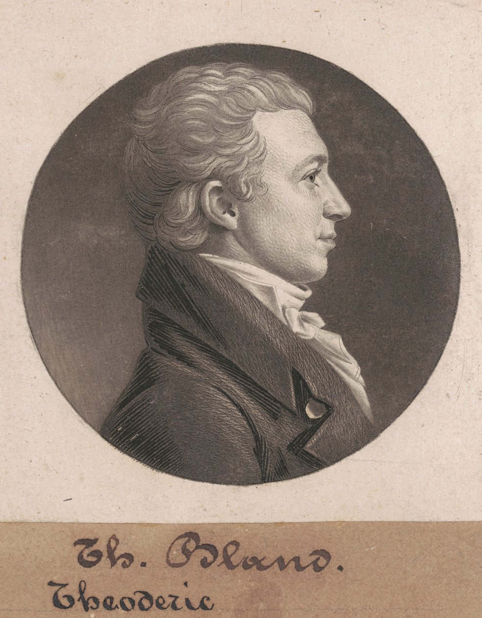 Theodorick Bland von Charles B. J. Févret de Saint Mémin
