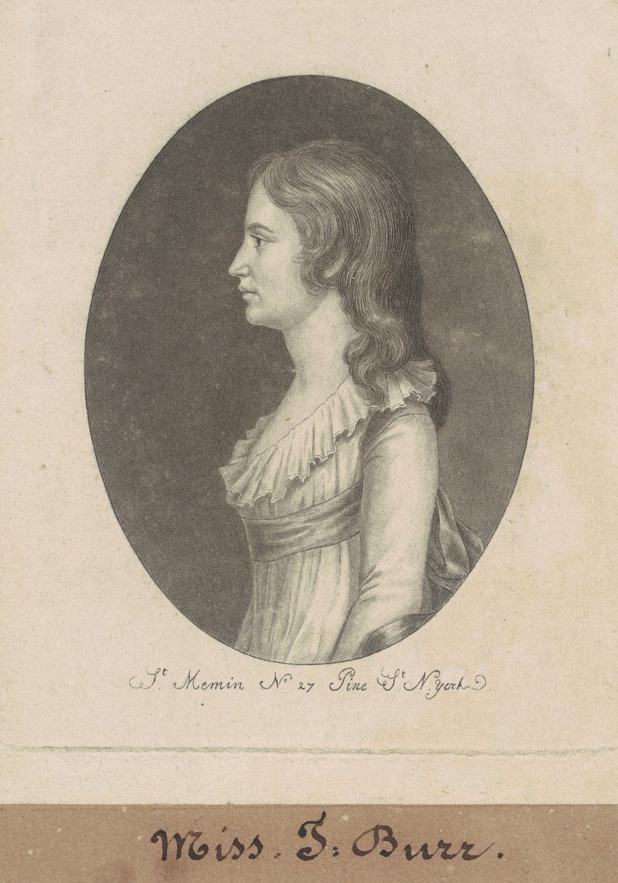 Theodosia Burr von Charles B. J. Févret de Saint Mémin