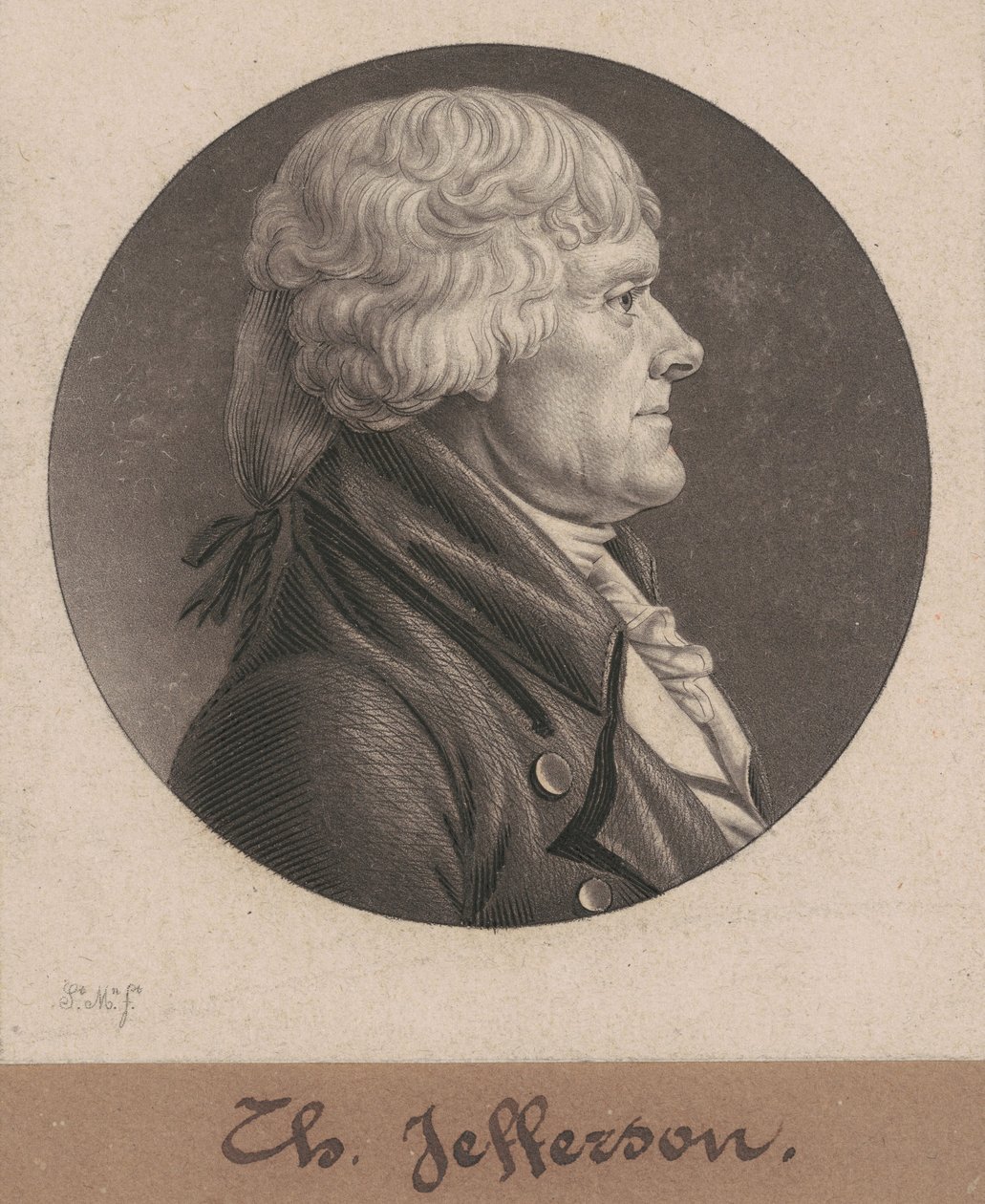 Thomas Jefferson von Charles B. J. Févret de Saint Mémin