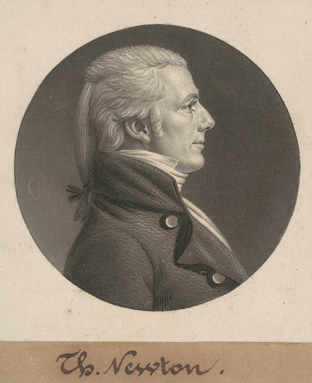 Thomas Newton, Jr. von Charles B. J. Févret de Saint Mémin