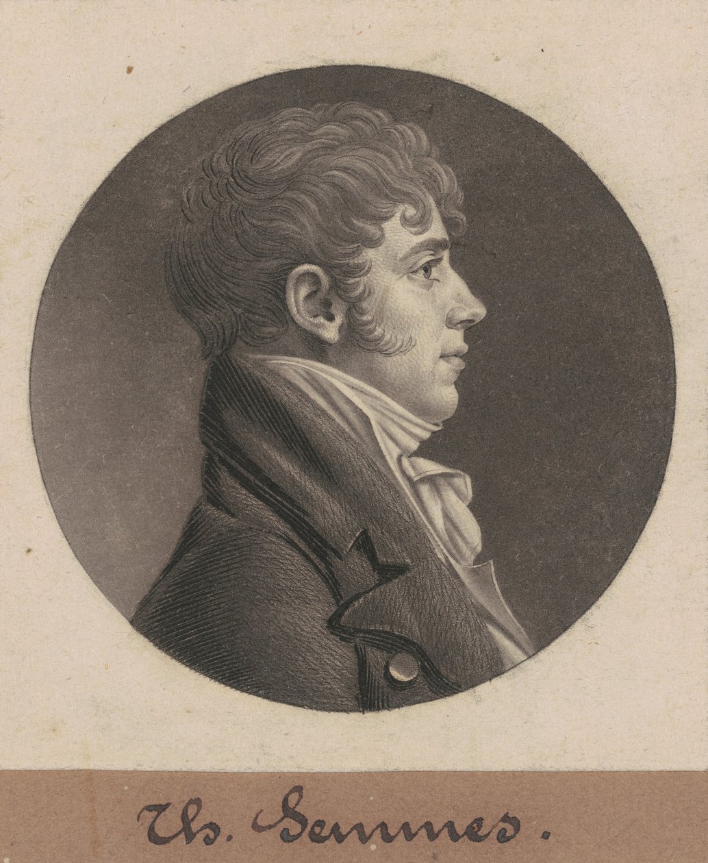 Thomas Semmes von Charles B. J. Févret de Saint Mémin