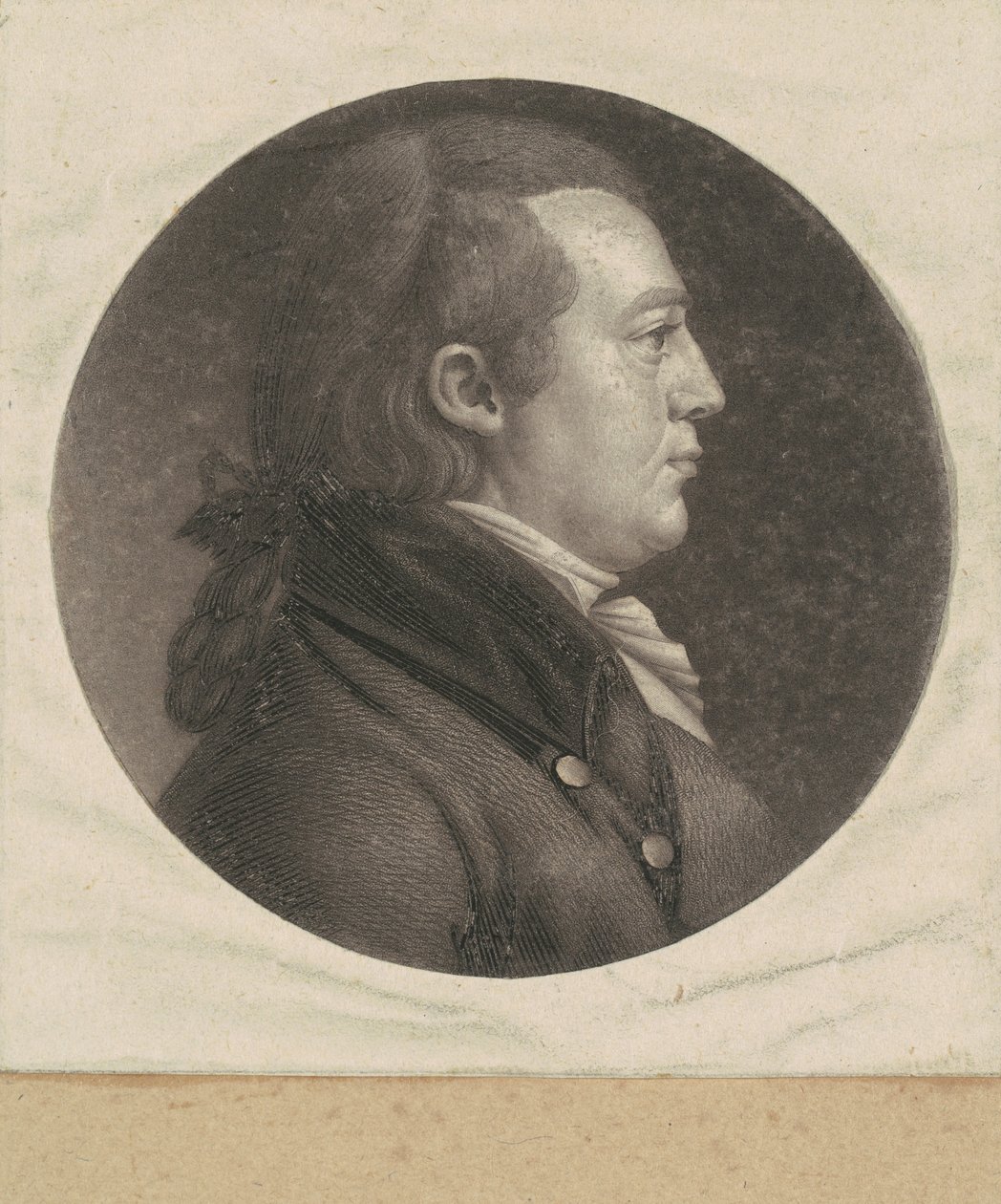 Unbekannter Mann von Charles B. J. Févret de Saint Mémin