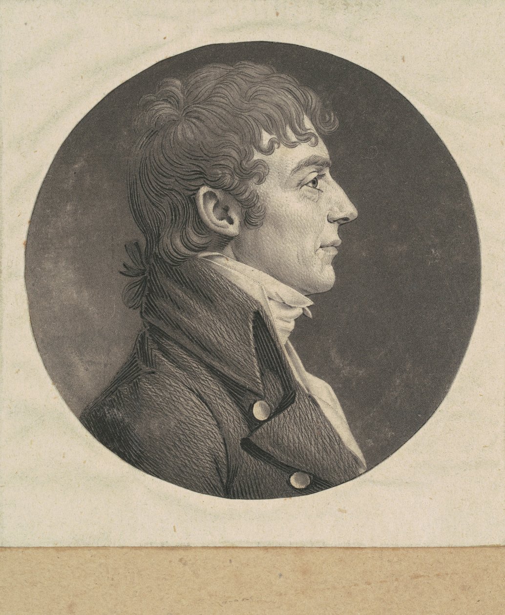 Unbekannter Mann von Charles B. J. Févret de Saint Mémin