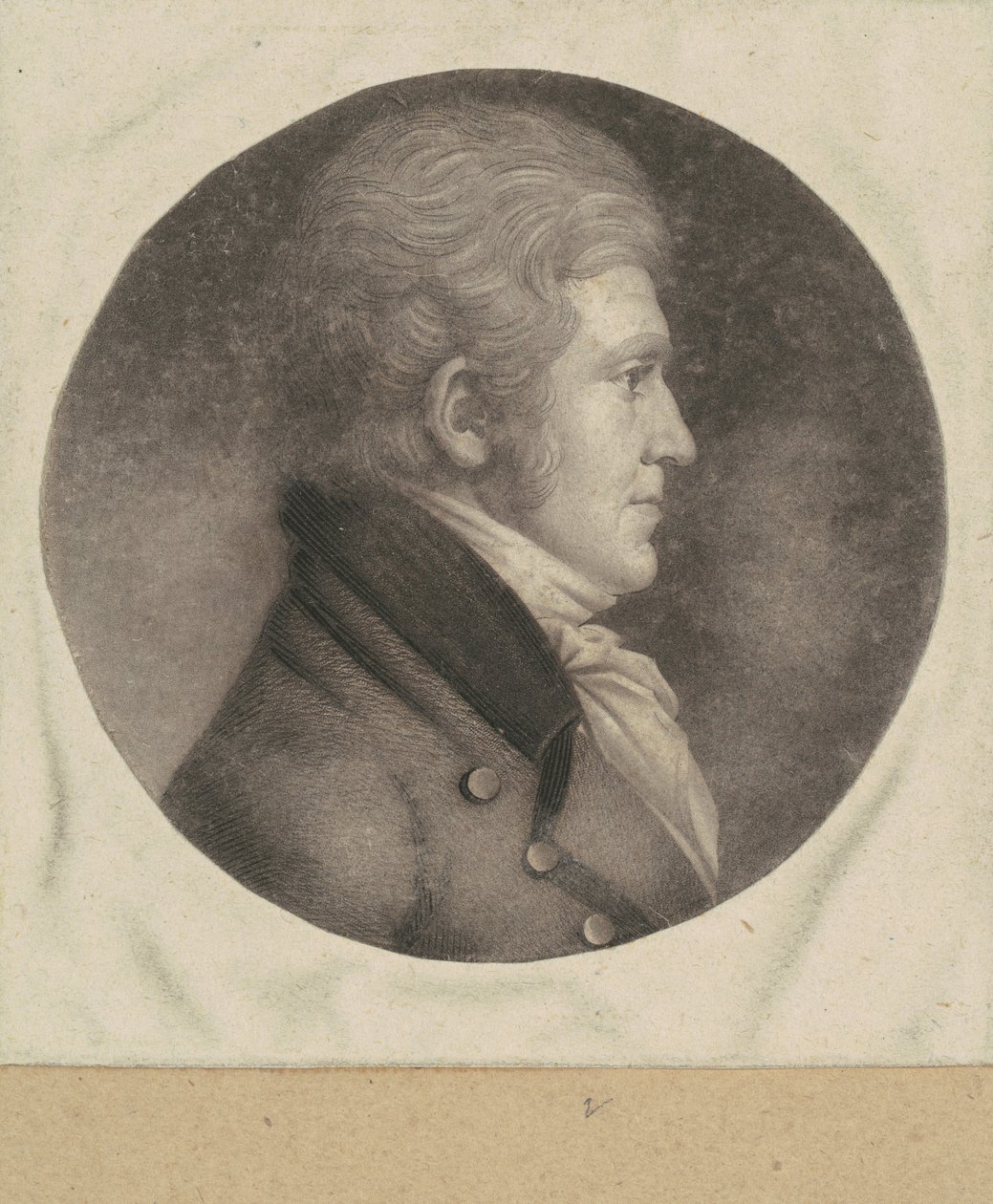 Unbekannter Mann von Charles B. J. Févret de Saint Mémin