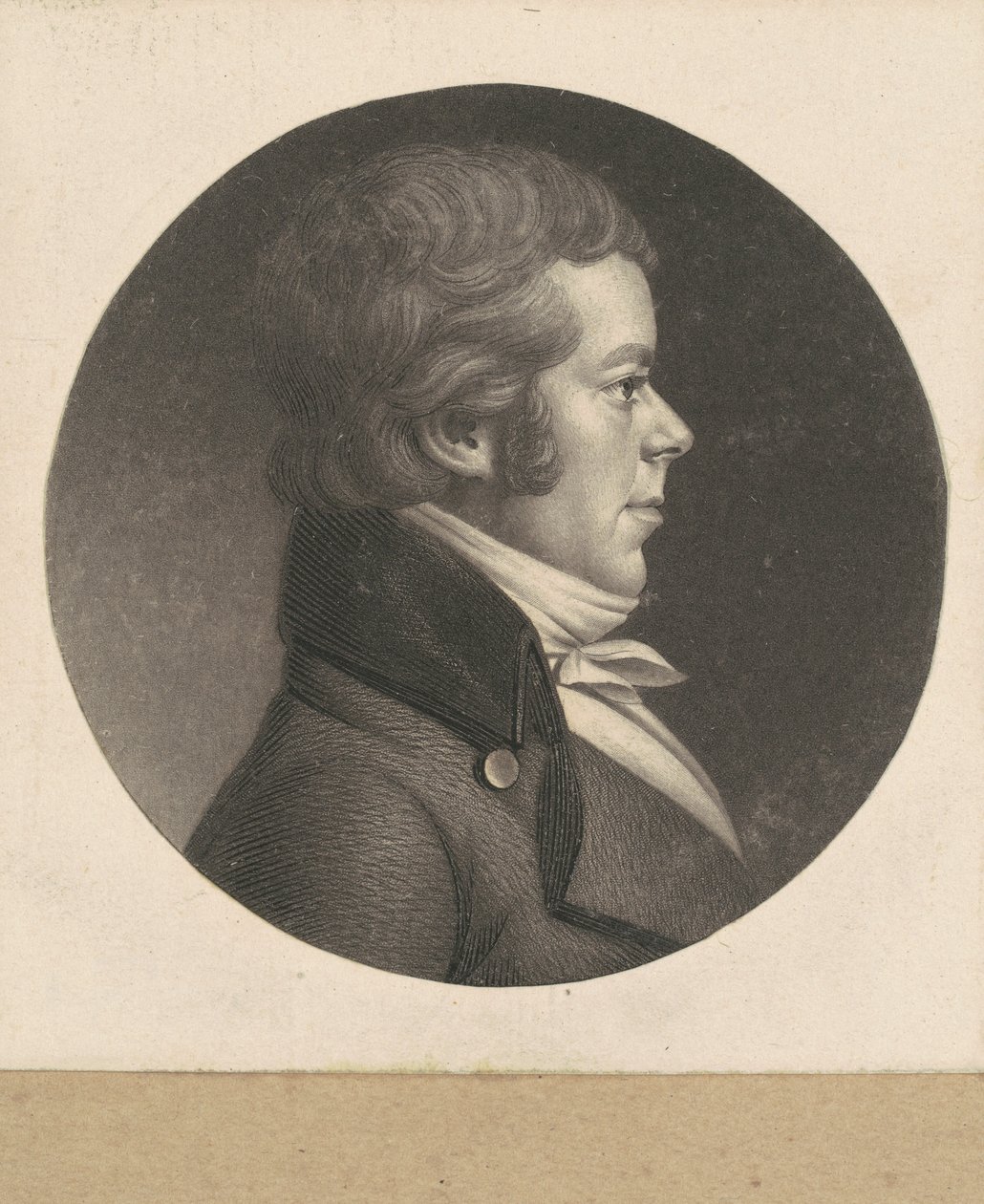 Unbekannter Mann von Charles B. J. Févret de Saint Mémin