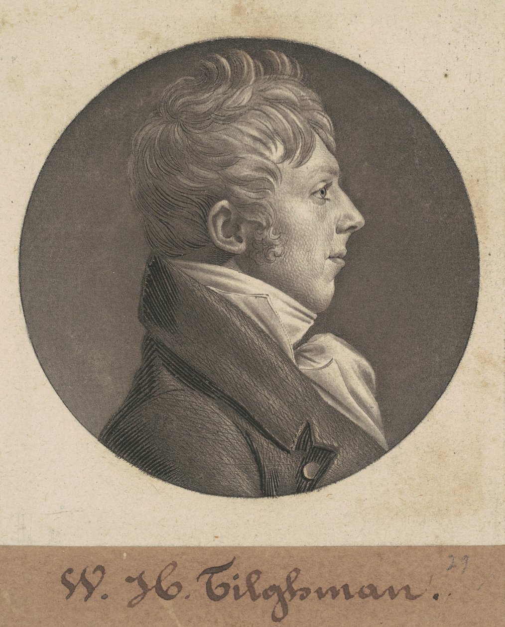 William Helmsley Tilghman von Charles B. J. Févret de Saint Mémin
