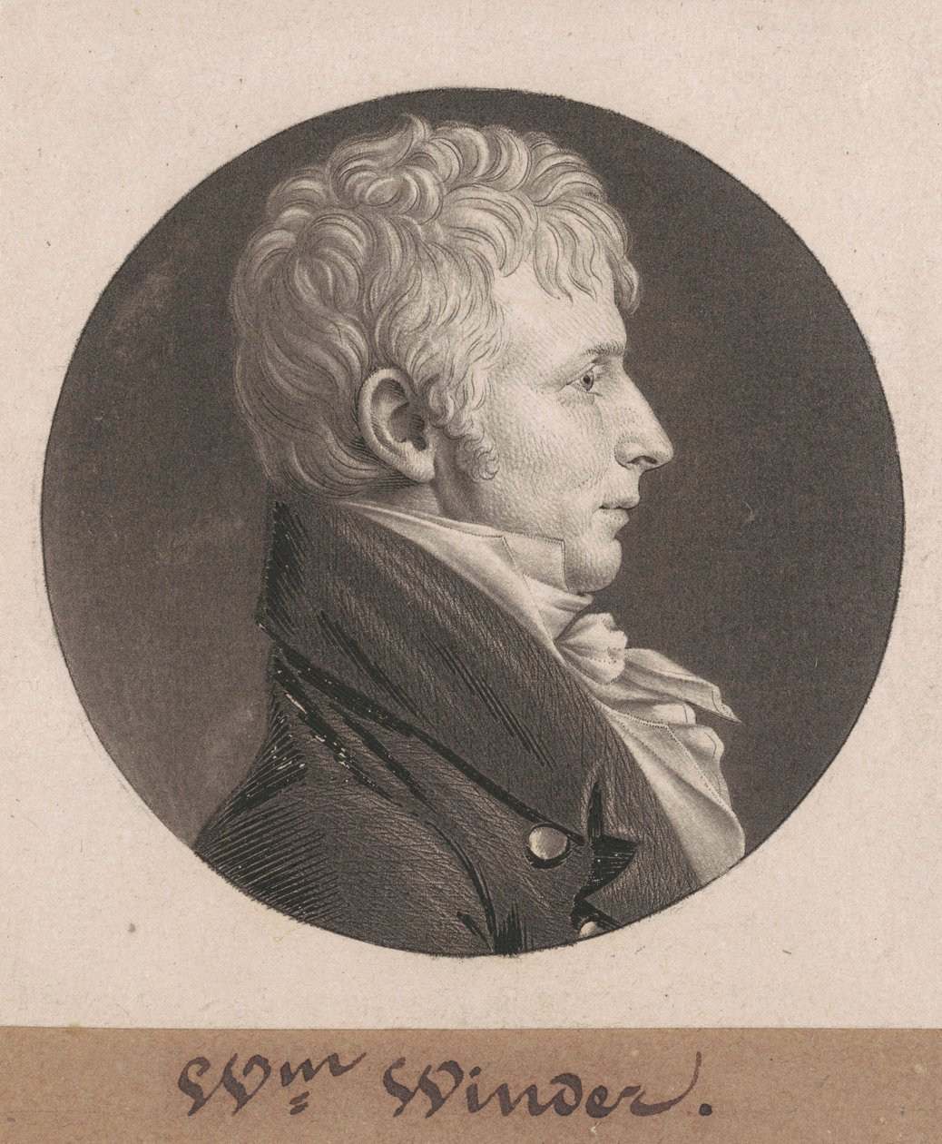 William Henry Winder von Charles B. J. Févret de Saint Mémin