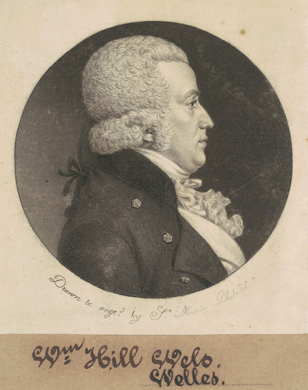 William Hill Wells von Charles B. J. Févret de Saint Mémin