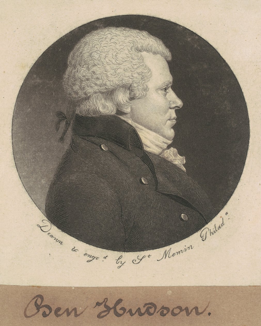 William Hudson von Charles B. J. Févret de Saint Mémin
