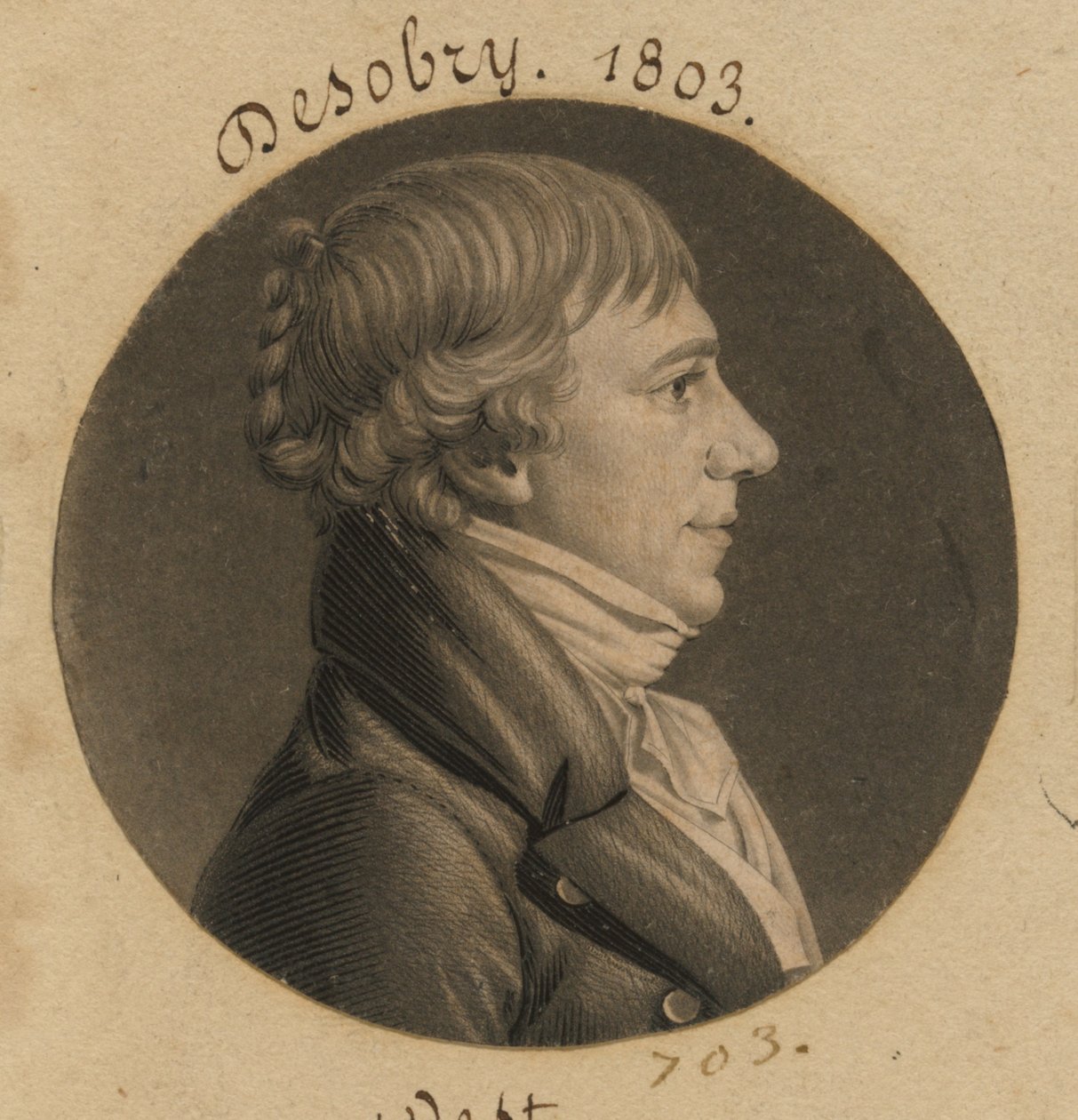 Desobry von Charles Balthazar Julien Févret de Saint-Mémin