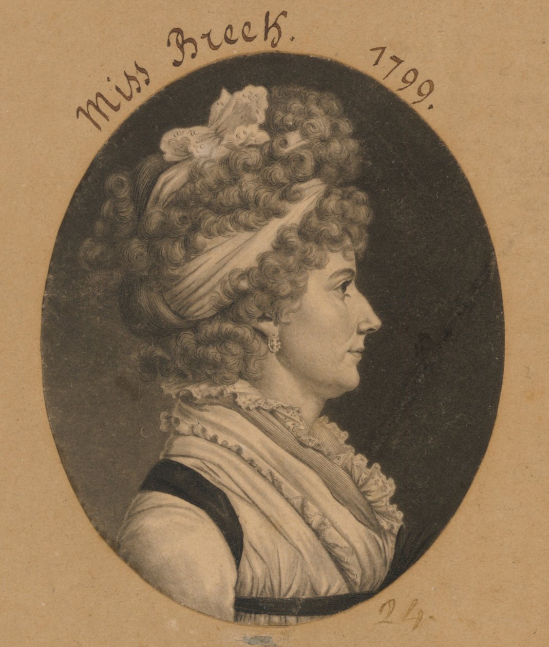 Hannah Breck von Charles Balthazar Julien Févret de Saint-Mémin