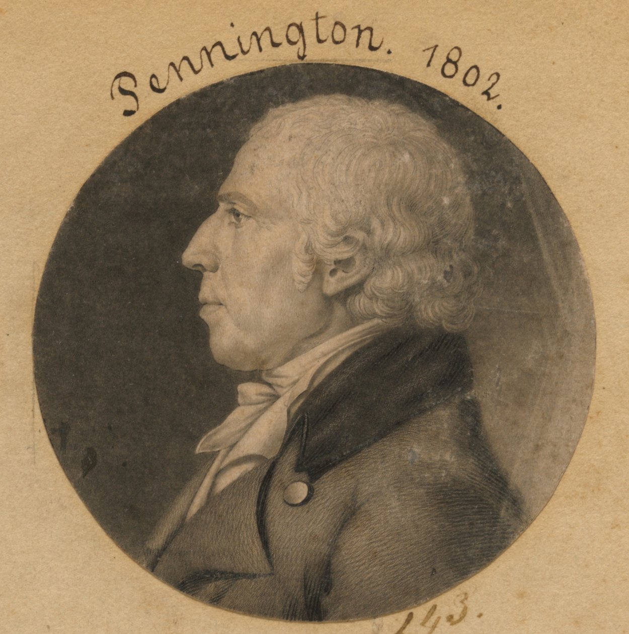 Isaac Penington von Charles Balthazar Julien Févret de Saint-Mémin