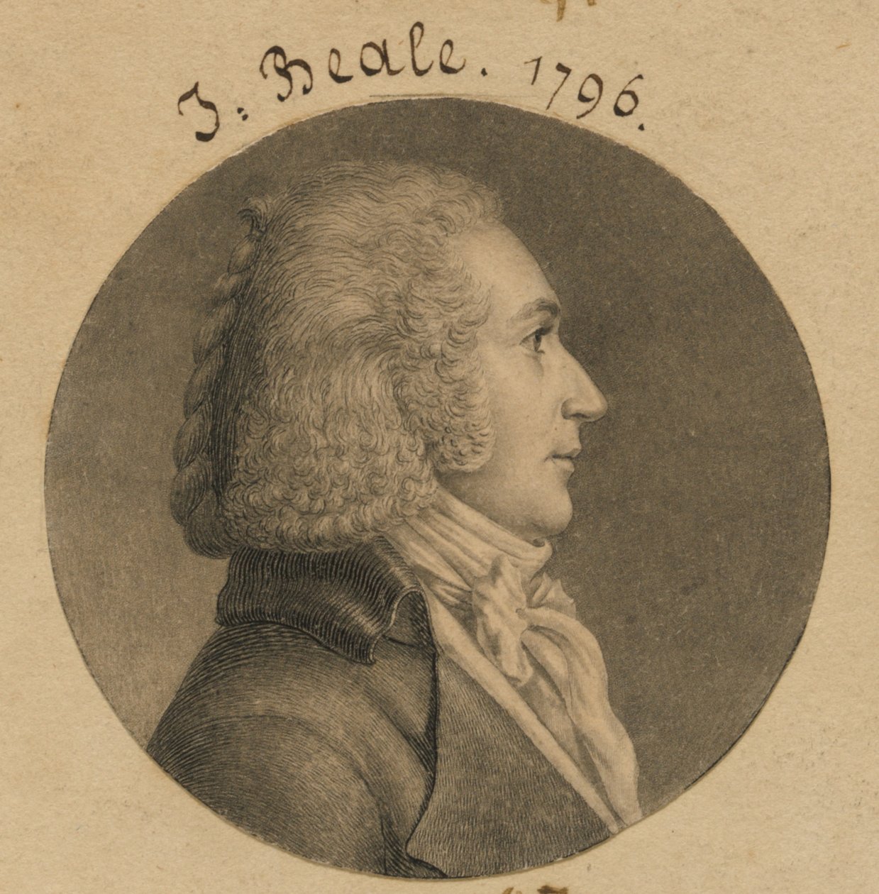 J. Beale von Charles Balthazar Julien Févret de Saint-Mémin
