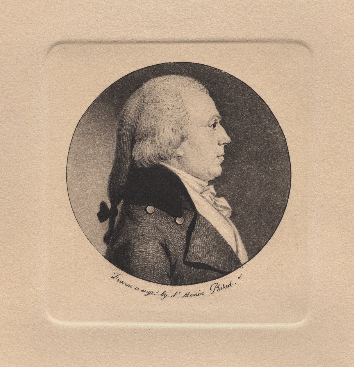 John Bohlen von Charles Balthazar Julien Févret de Saint-Mémin