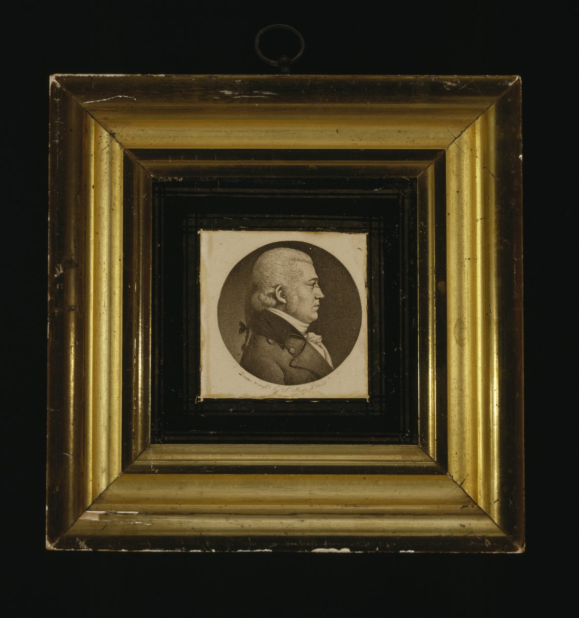 Porträt von James Ashton Bayard von Charles Balthazar Julien Févret de Saint Mémin