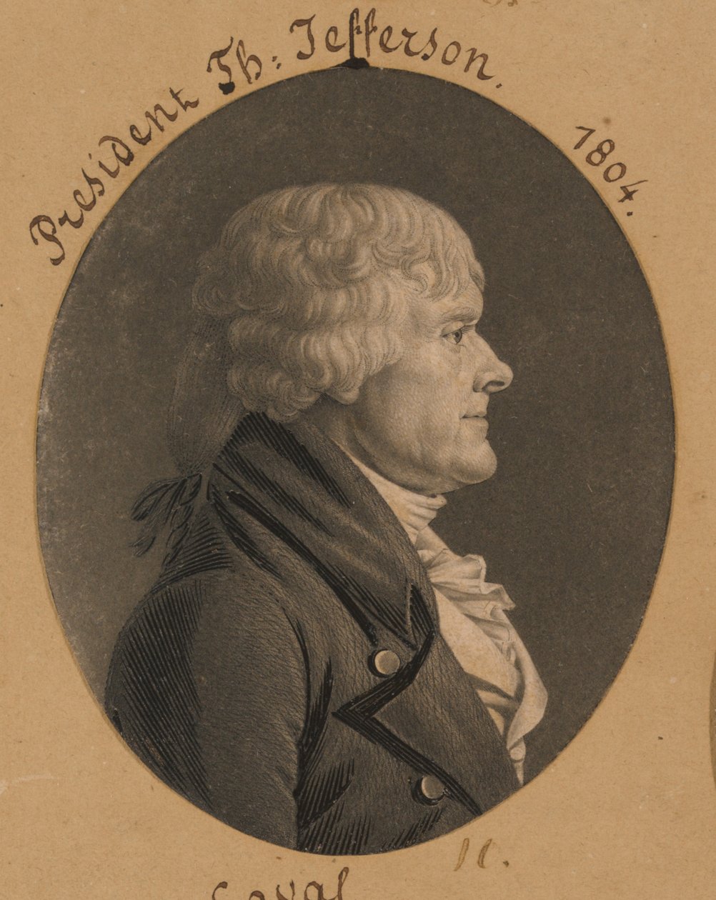 Thomas Jefferson von Charles Balthazar Julien Févret de Saint-Mémin