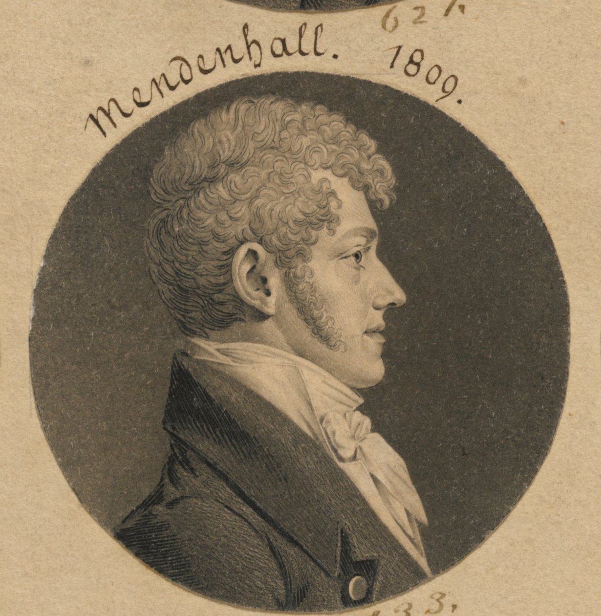 Thomas Mendenhall, Jr. von Charles Balthazar Julien Févret de Saint-Mémin
