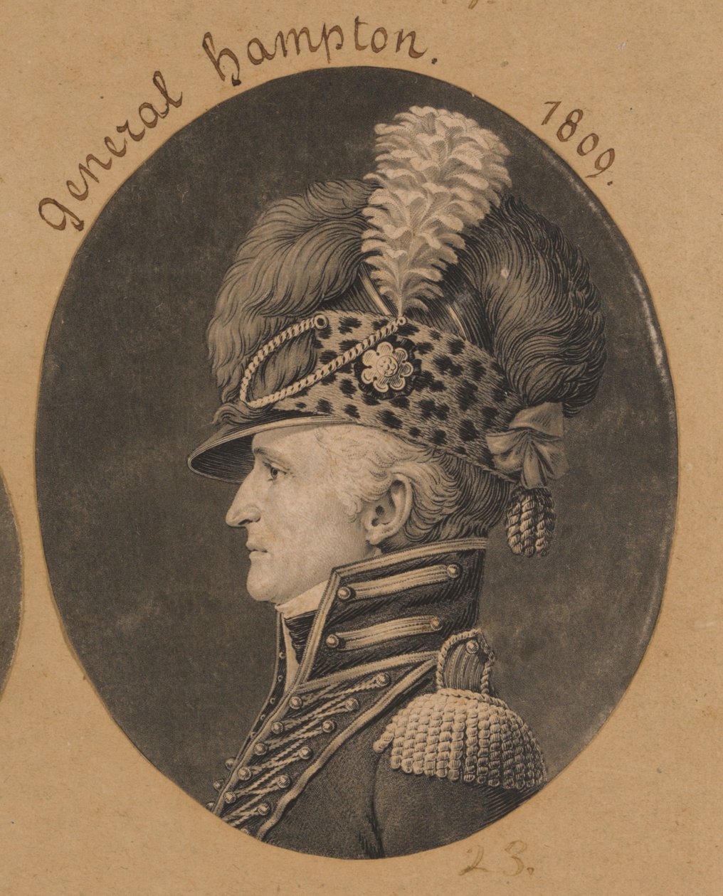 Wade Hampton von Charles Balthazar Julien Févret de Saint-Mémin