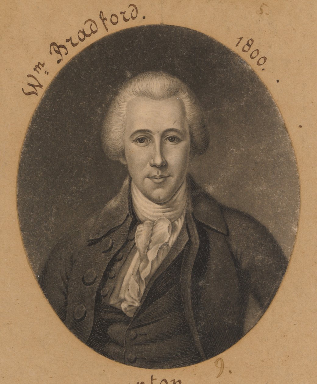 William Bradford, Jr. von Charles Balthazar Julien Févret de Saint-Mémin