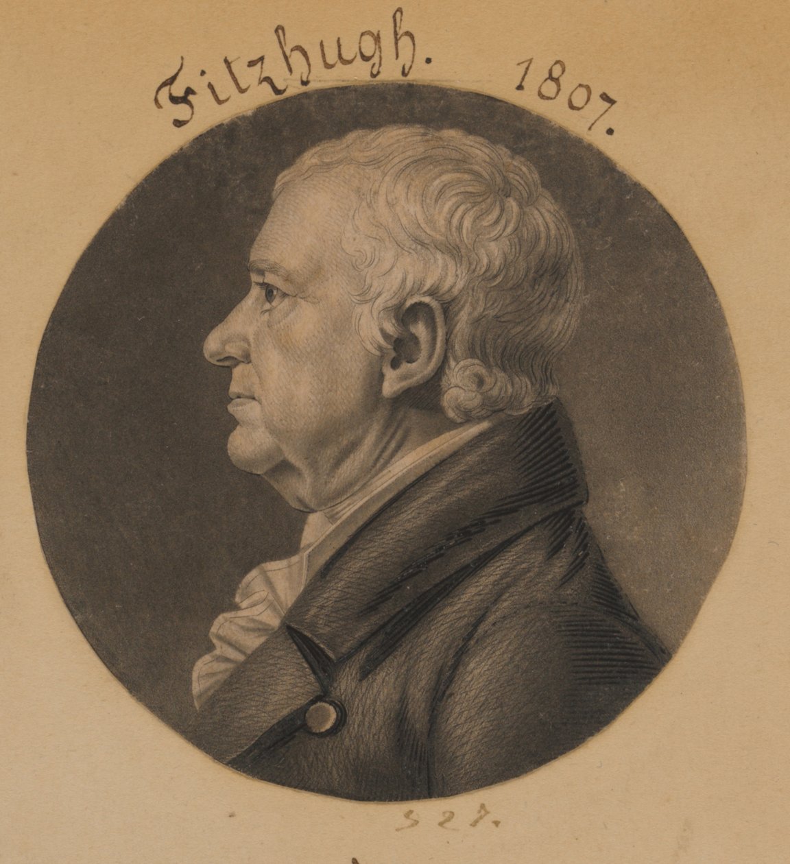 William Fitzhugh von Charles Balthazar Julien Févret de Saint-Mémin