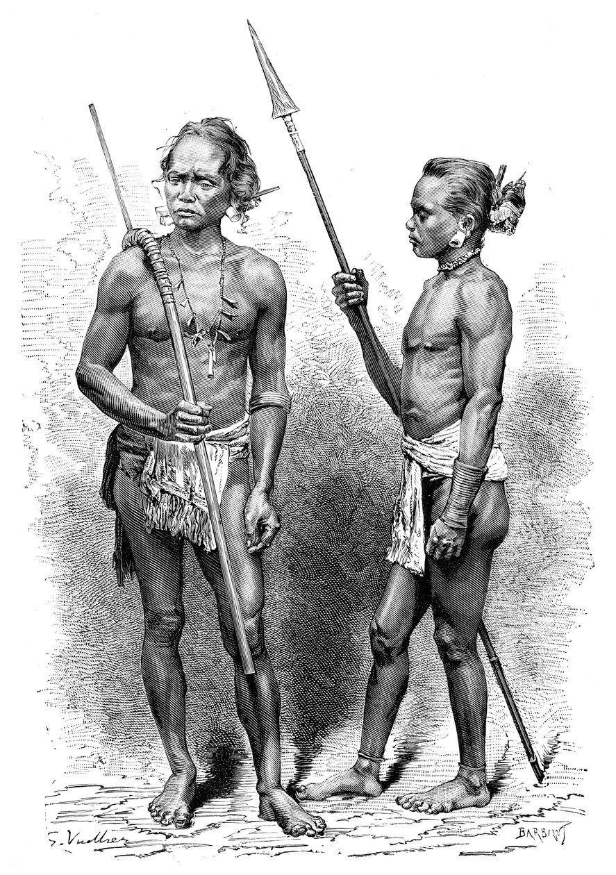 Moi Volk, Indonesien, 1895 von Charles Barbant