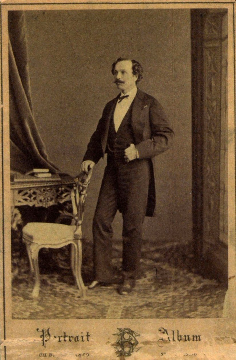 Marius Petipa, russischer Balletttänzer und Choreograf, um 1855 von Charles Bergamasco