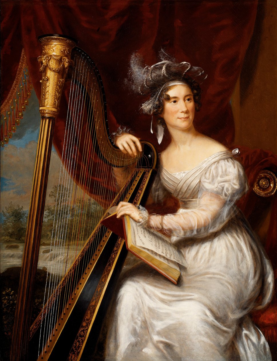 Porträt von Louisa Adams, Ehefrau von John Quincy Adams von Charles Bird King