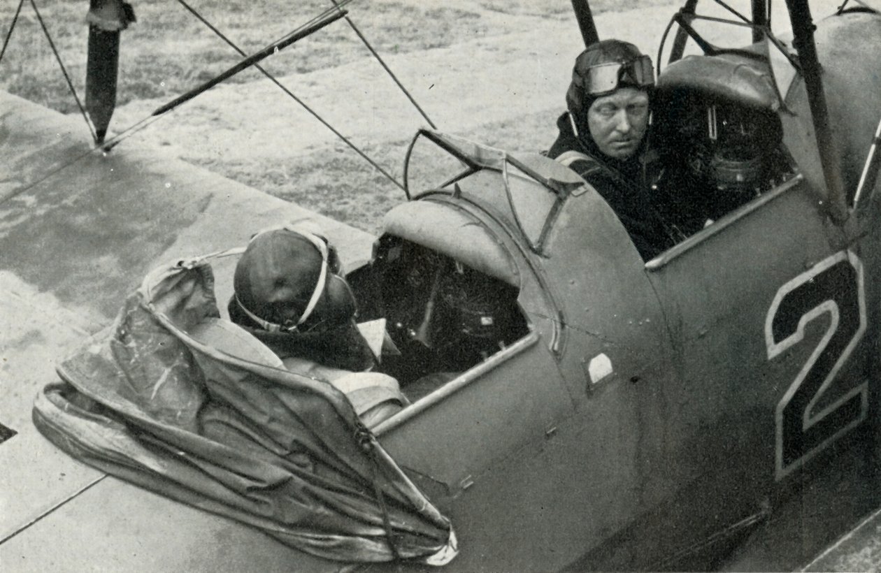 RAF-Pilot lernt während des Zweiten Weltkriegs fliegen, 1941 von Charles Brown