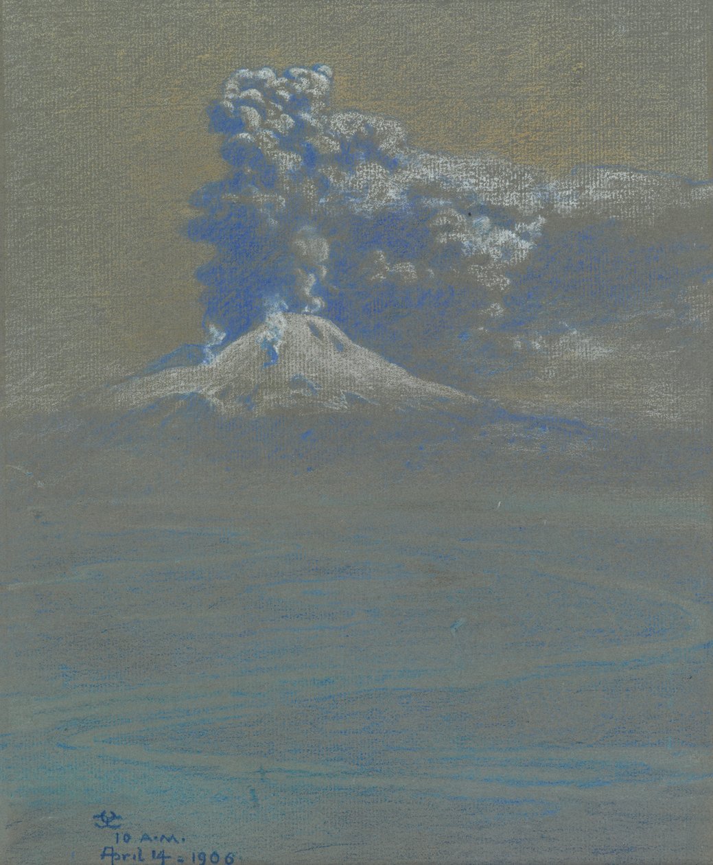 Ein Ascheregen auf Ottaviano, 1906 von Charles Caryl Coleman