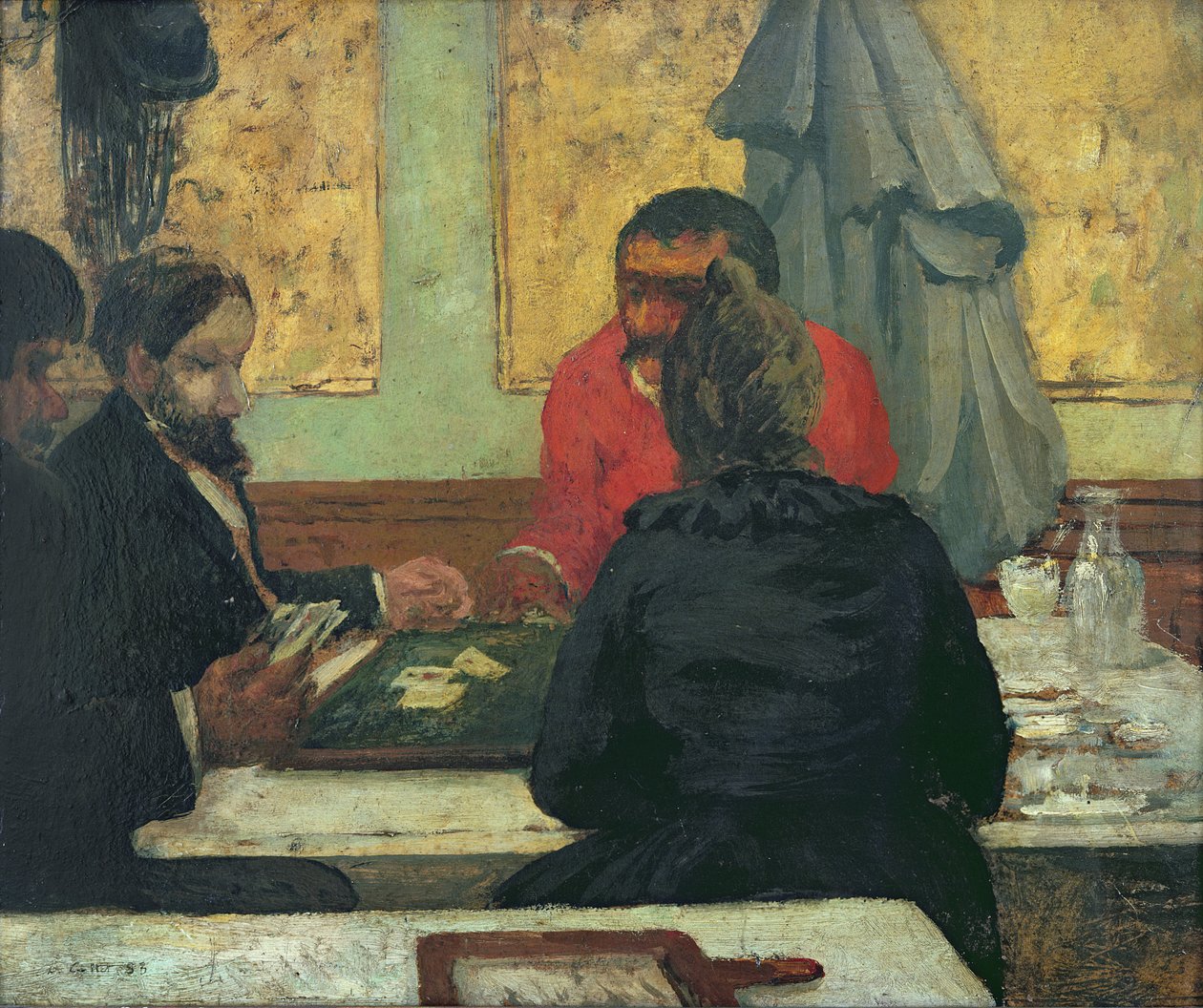 Kartenspieler, 1883 von Charles Cottet