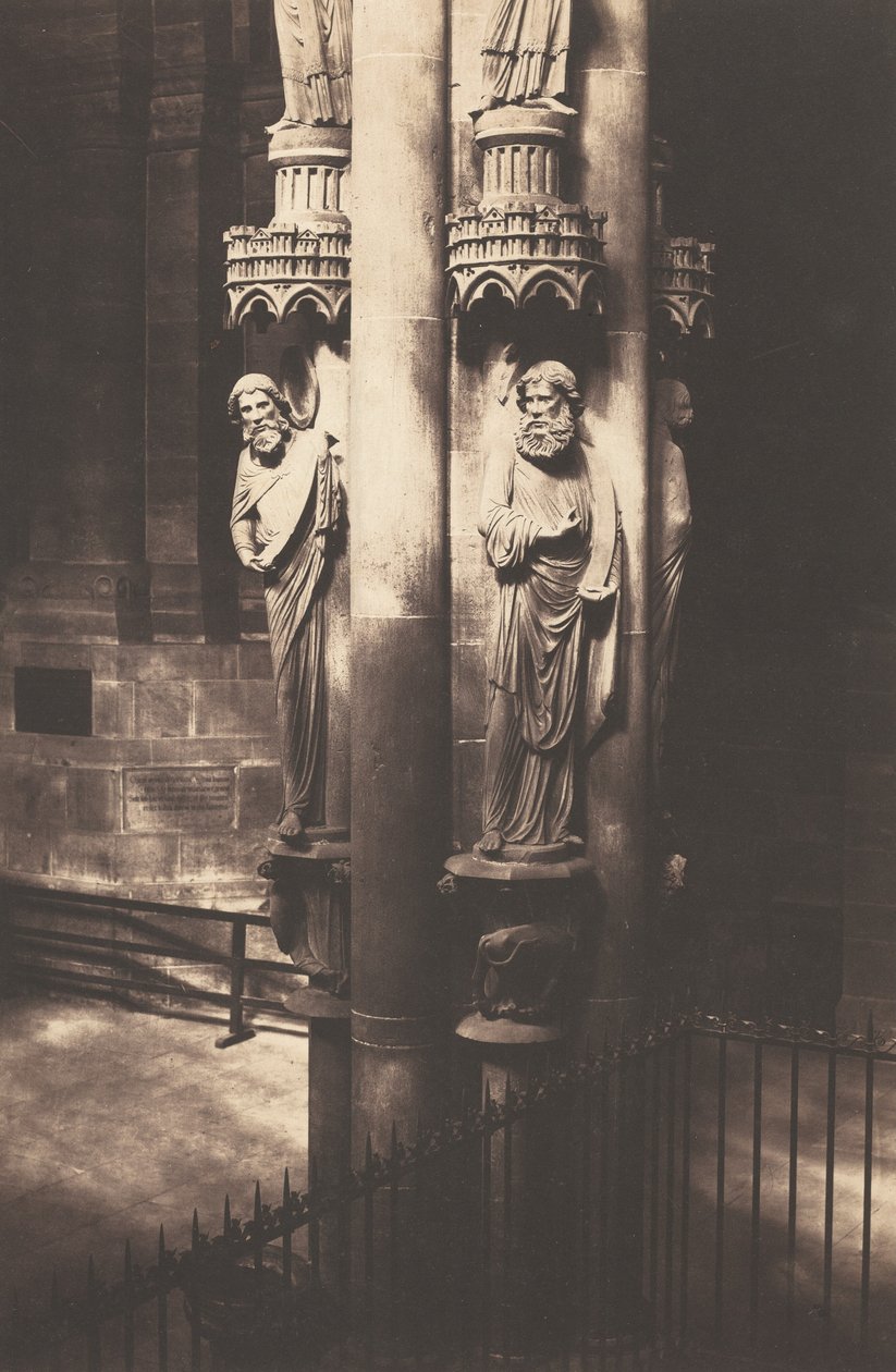 Engelspfeiler, Straßburger Münster, ca. 1858 von Charles David Winter