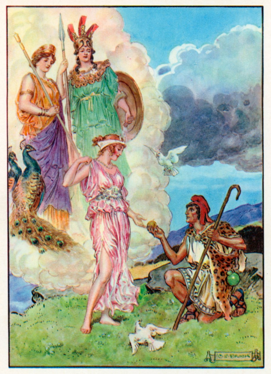 Der Zankapfel von Charles Edmund (after) Brock