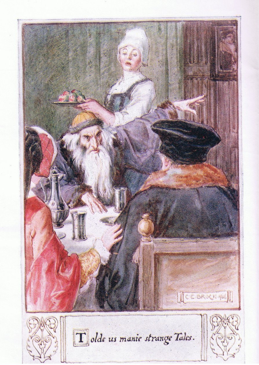 Erzählte uns viele seltsame Geschichten von Charles Edmund Brock