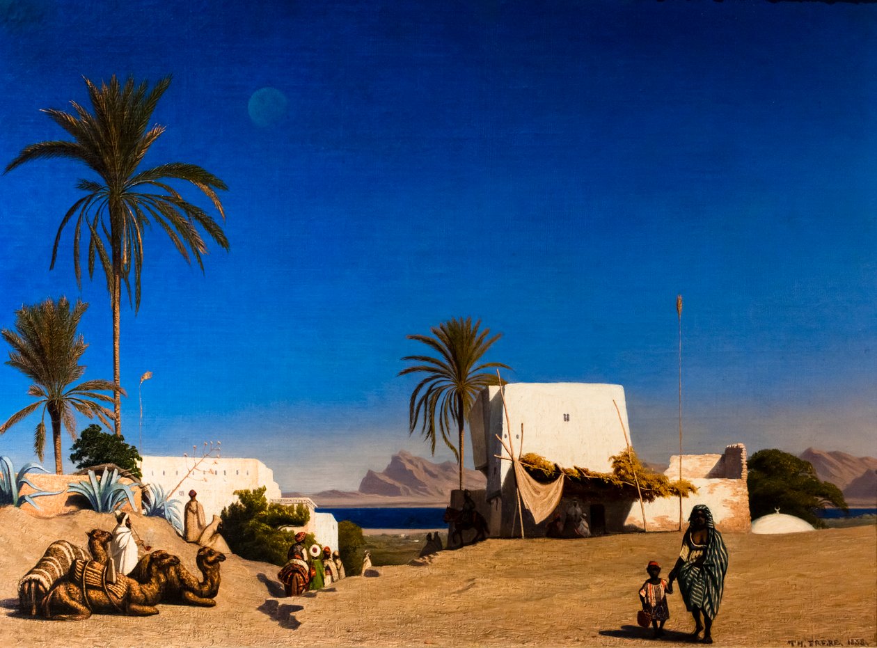 Algerische Landschaft von Charles Edouard Frere