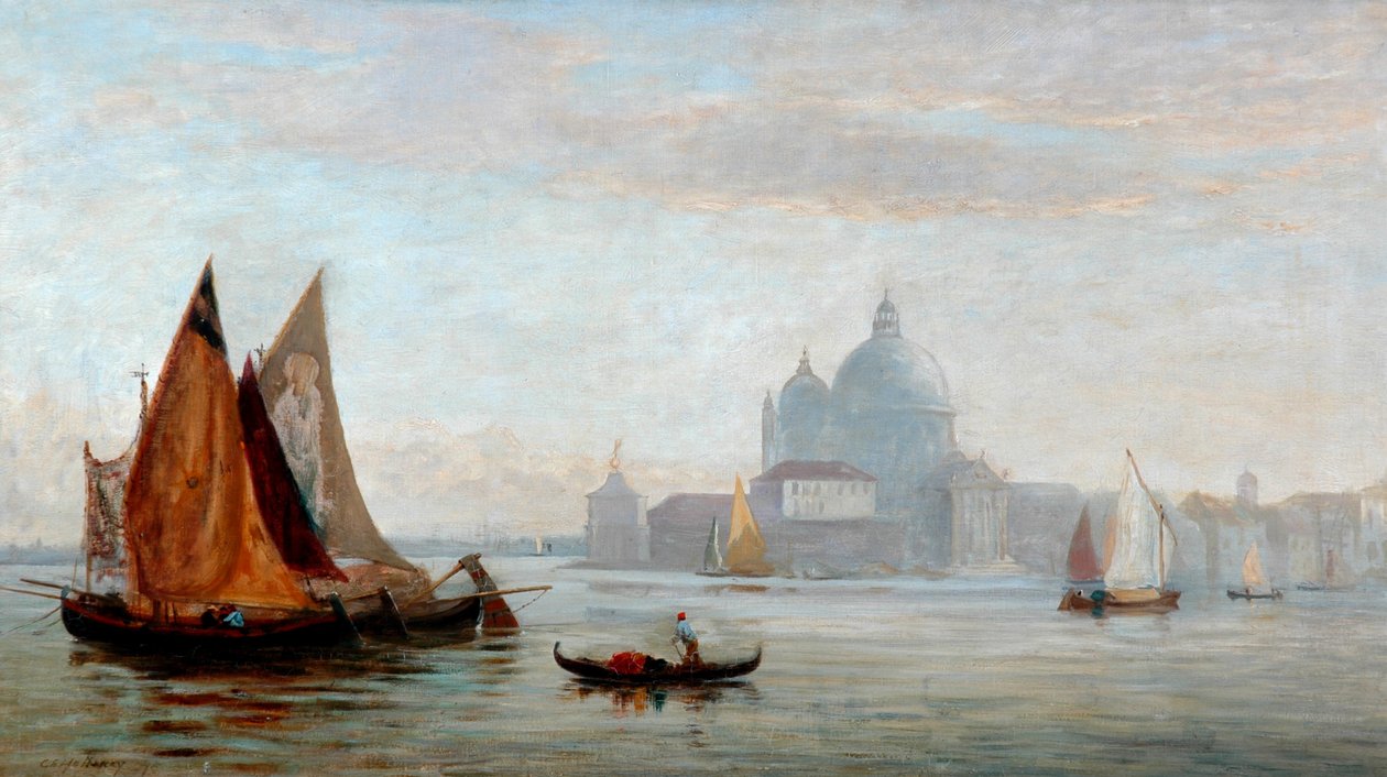 Kirche Santa Maria della Salute, Venedig, 1875 von Charles Edward Holloway