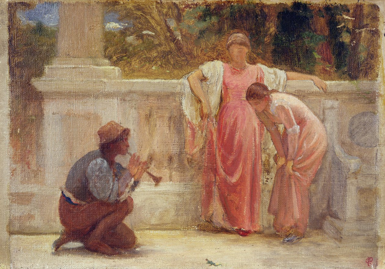 Die grüne Eidechse, 1902 von Charles Edward Perugini